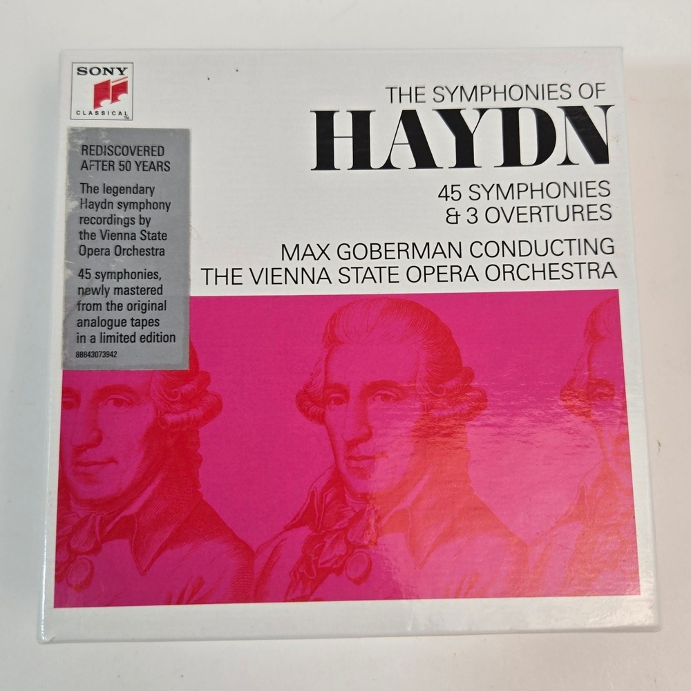 Max Goberman Haydn Symphonies & Overtures 14 CD Box Set Sony Classical NM